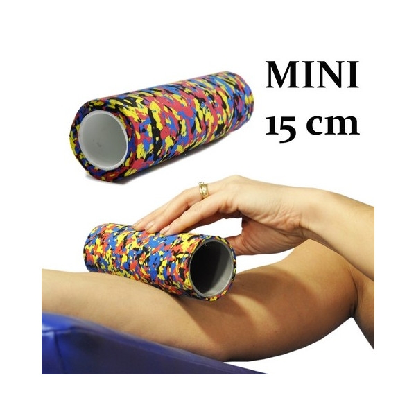 Roller wałek do masażu - ciemno kolorowy 15 cm