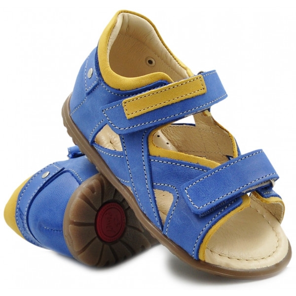 Sandały Emel 2086-18 Sandały dla Chłopca z wygodnym zapięciem na Rzepy