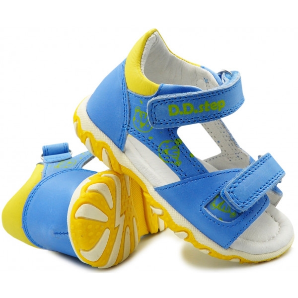 Sandały Dla Chłopca Niebieskie DD STEP AC625-51T