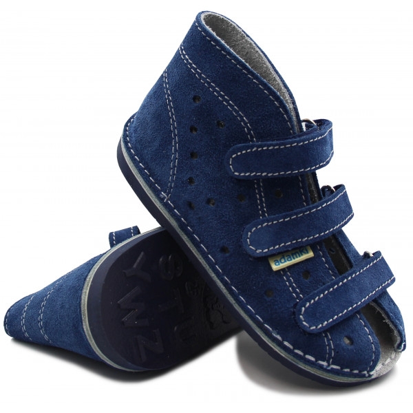 Sandałki profilaktyczne dla dzieci Adamki 12N-8 jeans