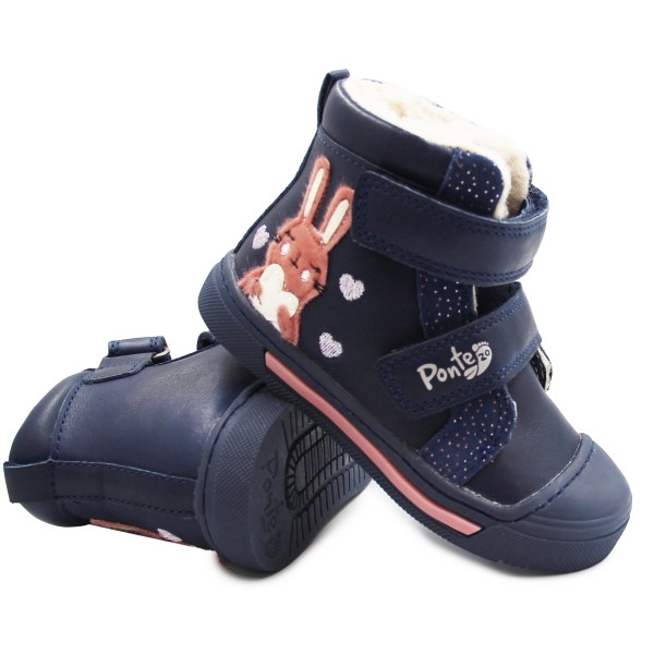Buty dla dziewczynki z ociepleniem PONTE DA07-3-549A