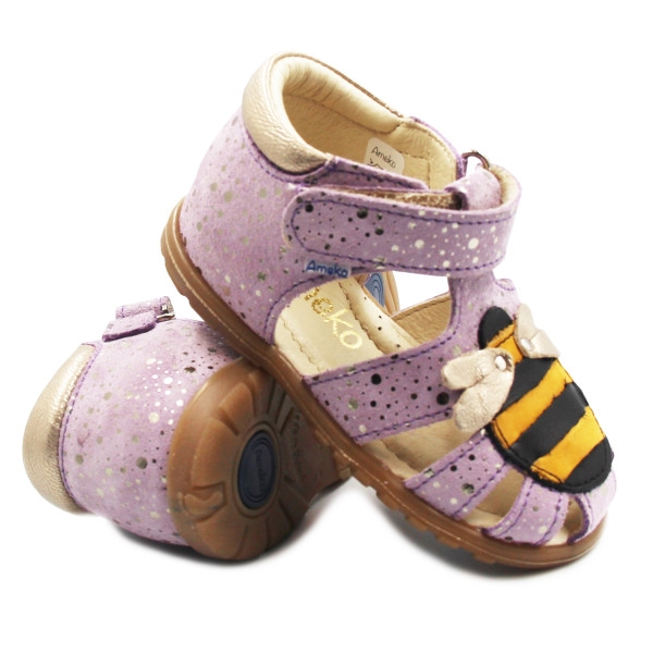 Buty Na Lato Dla Dziewczynki Sandały Ameko a6 Bee-Lilac