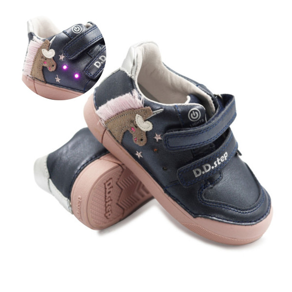 Buty Na Jesień Dla Dziewczynki LED DD STEP S068-42893M